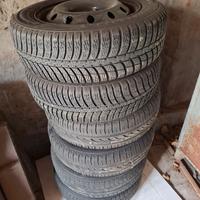 gomme e cerchi da 14 originali Punto 1 Serie 