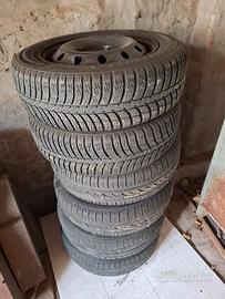gomme e cerchi da 14 originali Punto 1 Serie 