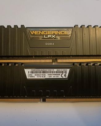 RAM 32 GB DDR4 2133 Mhz - Corsair Vengeance LPX