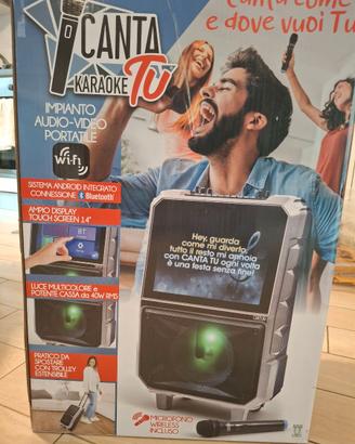 CANTA TU KARAOKE TROLLEY+MICROFONO GIOCHI PREZIOSI