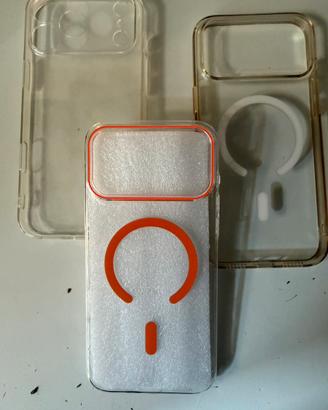 3 cover  trasparenti iphone 17 pro max