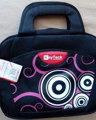 Borsa custodia nera netbook da 7" a 10" con tracol