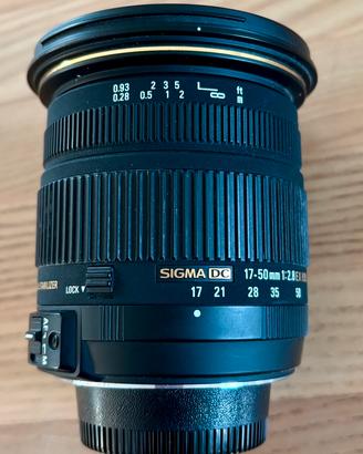 Obbiettivo sigma per Nikon
