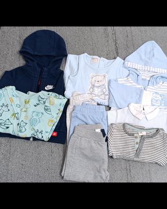 9 capi abbigliamento 3/6 mesi
