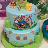 Torta scenografica Super Mario