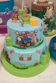 Torta scenografica Super Mario