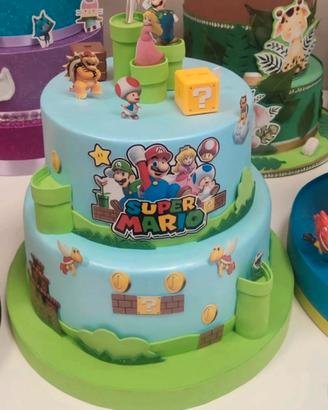 Torta scenografica Super Mario