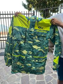 Tuta sci snowboard picture e guanti