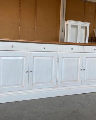 Credenza in legno nuova bianca