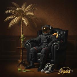 Quadro - Opera Arte Grafica - Astronauti