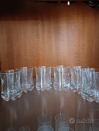 Set 6 Bicchieri Cristallo Pesante Liquore