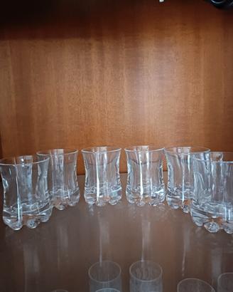 Set 6 Bicchieri Cristallo Pesante Liquore