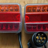 Set di Luci Posteriori Rimorchio Magnetiche a Led