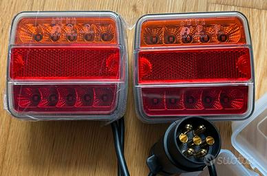 Set di Luci Posteriori Rimorchio Magnetiche a Led
