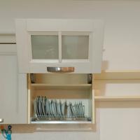 cucina con penisola rimovibile 