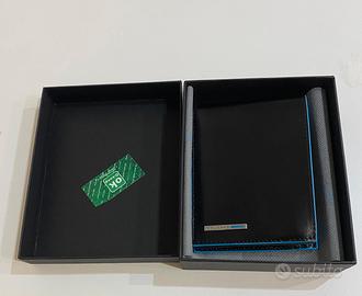 PORTAFOGLIO PIQUADRO UOMO CON PORTAMONETE IN PELLE