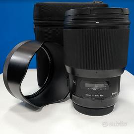 Sigma 85mm F1.4 DG per Canon EF
