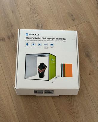 Box luce fotografico PULUZ 30cm LED CRI97 NUOVO