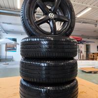 Kit Cerchi Neri + Pneumatici estivi Michelin 