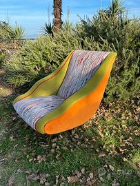Poltrona vintage anni ‘60 rivisitata