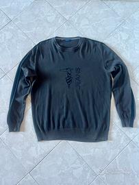 Maglia Trussardi Jeans uomo tg L grigio antracite