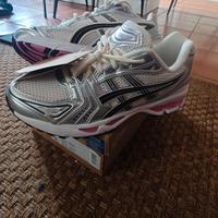 Asics Gel kayano 14 silver rosa taglia 39 nuove 