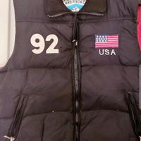 Abercrombie & Fitch Piumino Blu XL – Bandiera Amer