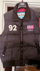 Abercrombie & Fitch Piumino Blu XL – Bandiera Amer