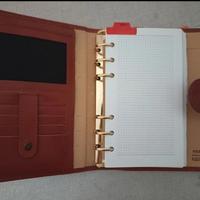 Agenda Organizer PIEFFE full time in vera pelle 