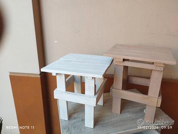 sgabellini  porta piante 