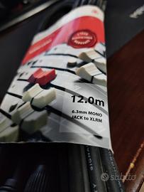 cavo audio 12.0m jack to xlrm