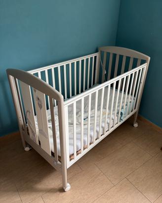 Lettino, materasso e comó, bambino