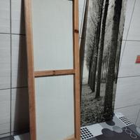 Due quadri  in tela foresta bianco e nero moderno