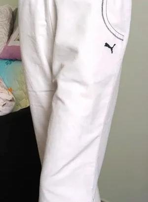 Pantaloni Puma bianchi unisex