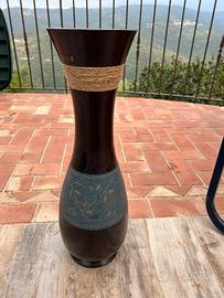 vaso in legno