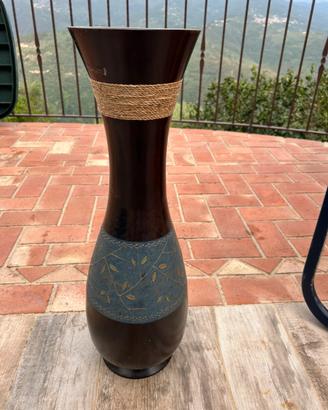 vaso in legno