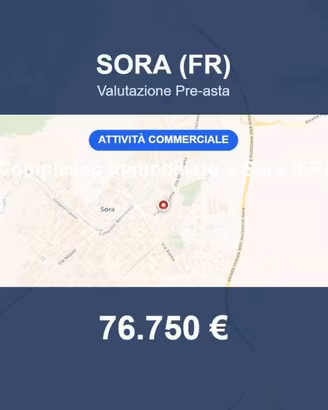Immobile in asta di 370 m² a Sora