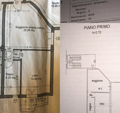 Bilocale semi arredato