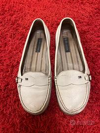 Mocassino pelle bianco Tommy Hilfiger nr.40