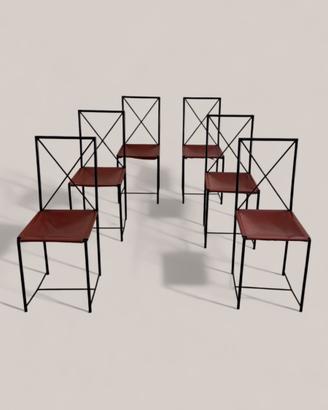 Moka Flexform set da 6 sedie