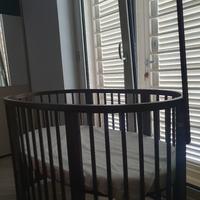 culla stokke + cassettone con fasciatoio