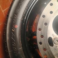 gomma e cerchio posteriore pirelli x scooter