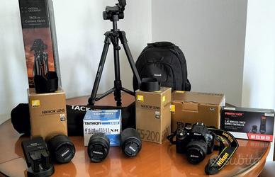 Set fotografico Nikon 5200