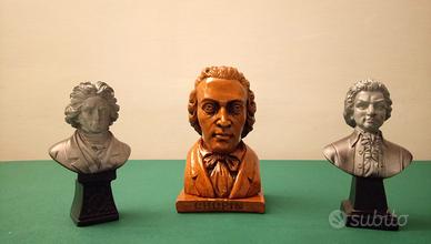 MOZART BEETHOVEN CHOPIN-LEGNO/RESINA