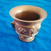 Antico mortaio in bronzo 