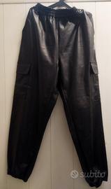 Pantaloni in finta pelle neri Pronto Moda Vanilla,