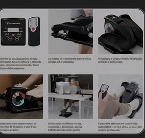 pedaliera ellittica elettrica silenziosa e seduta