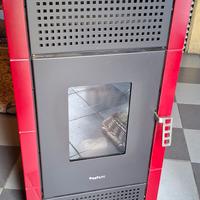 stufa pellet 8.5kw+cenerello+tubi fumi