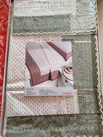 Completo stampa doppia su madapolam di puro cotone