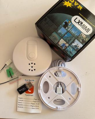 Telecamera wifi rilevatore fumo